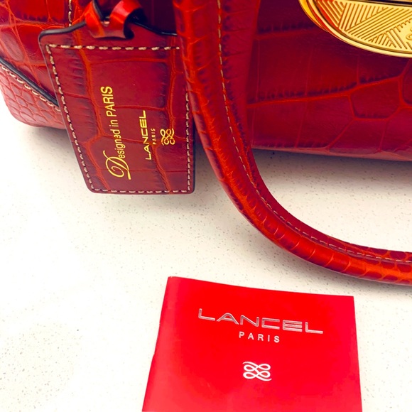 Lancel Adjani Croco - 100% Authentic - Picture 6 of 6